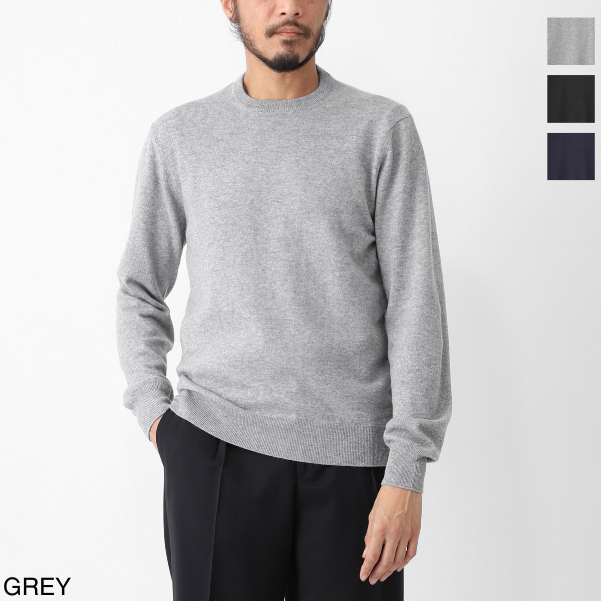 Cruciani クルチアーニ カシミヤ100％ クルーネックニット/GIROCOLLO M