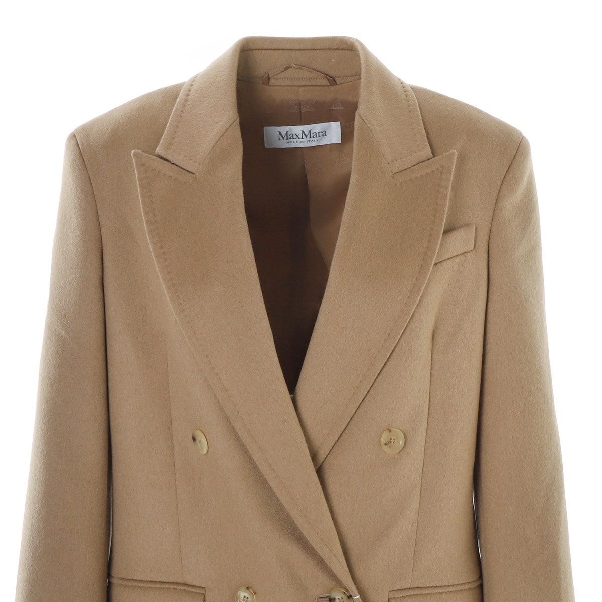 Max Mara Studio ダブルブレストジャケット ベージュ 44サイズ Max Mara Studio ダブルブレストジャケット ベージュ 44サイズ org.jpg