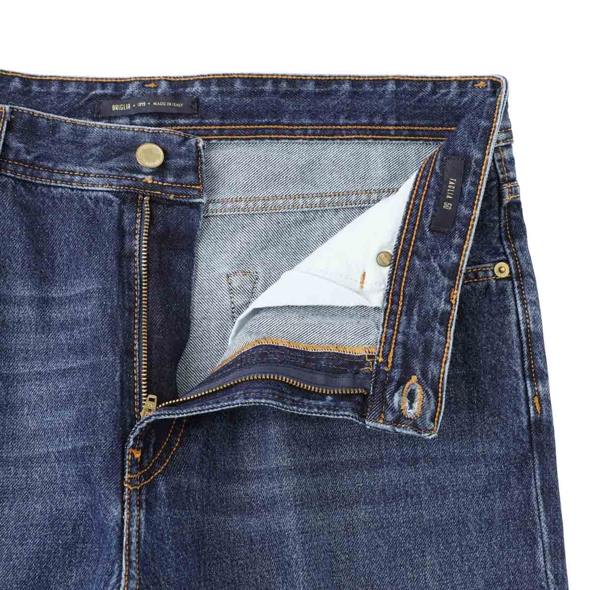 BRIGLIA 1949 ブリリア ジップフライジーンズ/DNM DENNIS EASY FIT