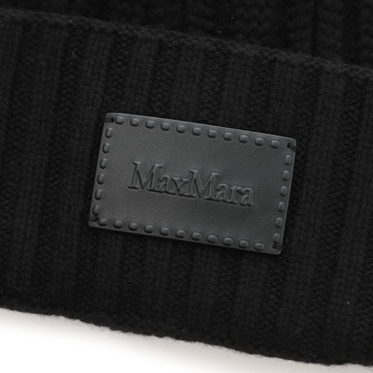 Max Mara マックスマーラ ニットキャップ/ビーニー/MACBETH カシミヤ リブ レディース
