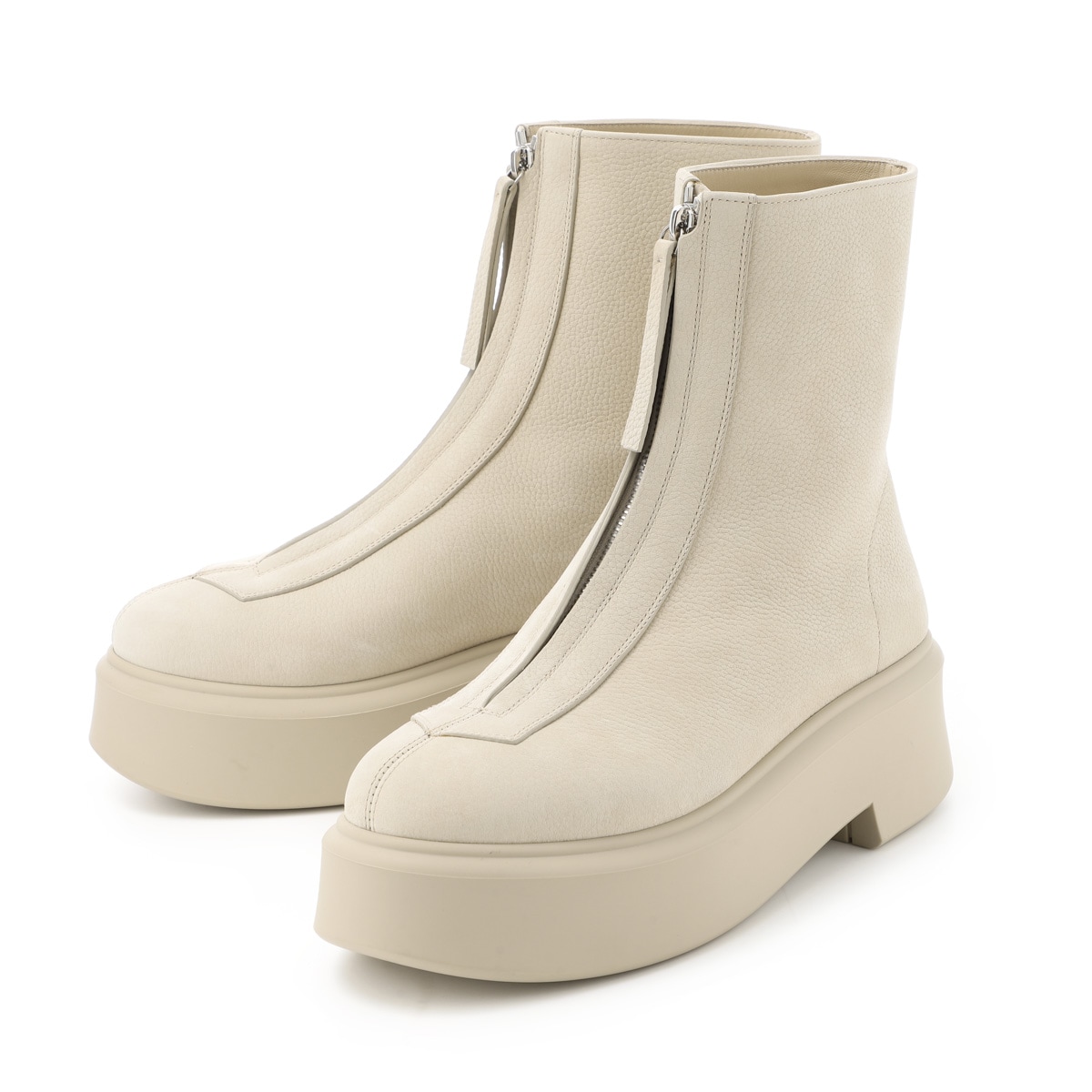 THE ROW Zipped Boot Iブーツ　サイズ40　ユニセックス Zipped Boot I スエード ブラウン – The Row