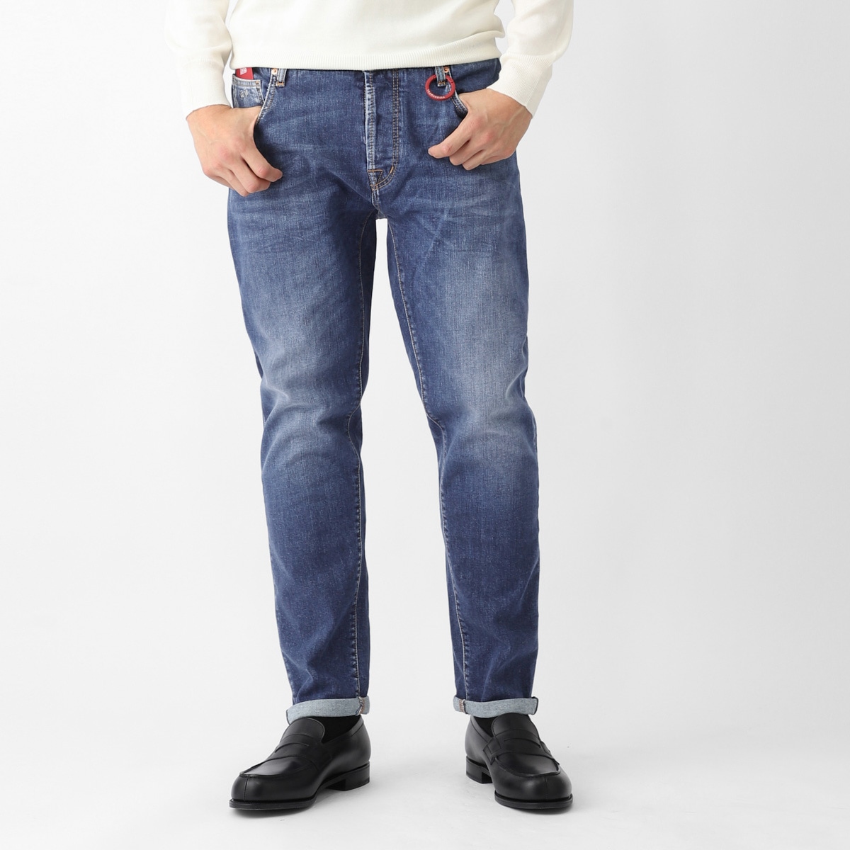 [あす着] トラマロッサ TRAMAROSSA ボタンフライジーンズ メンズ BRANDO TRAMAROSSA トラマロッサ ボタンフライジーンズ/BRANDO【大きいサイズ