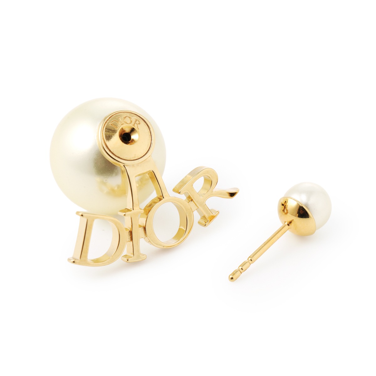 DIOR ディオール ピアス/DIOR TRIBALES EARRINGS パール ロゴ 