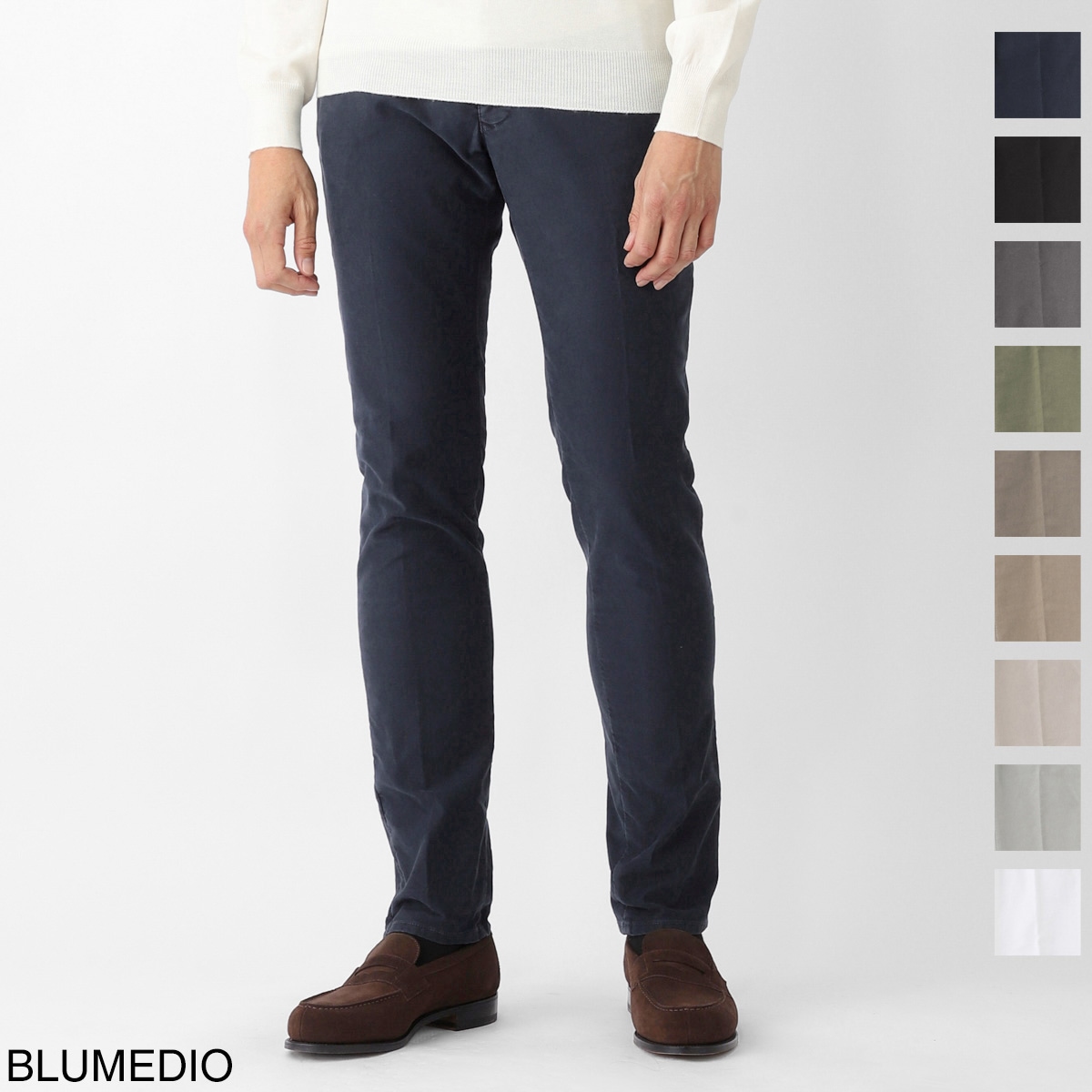 【アウトレット】INCOTEX SLACKS インコテックス スラックス コットンパンツ/チノパン/SLIM FIT 100型 18S100-4611E メンズ