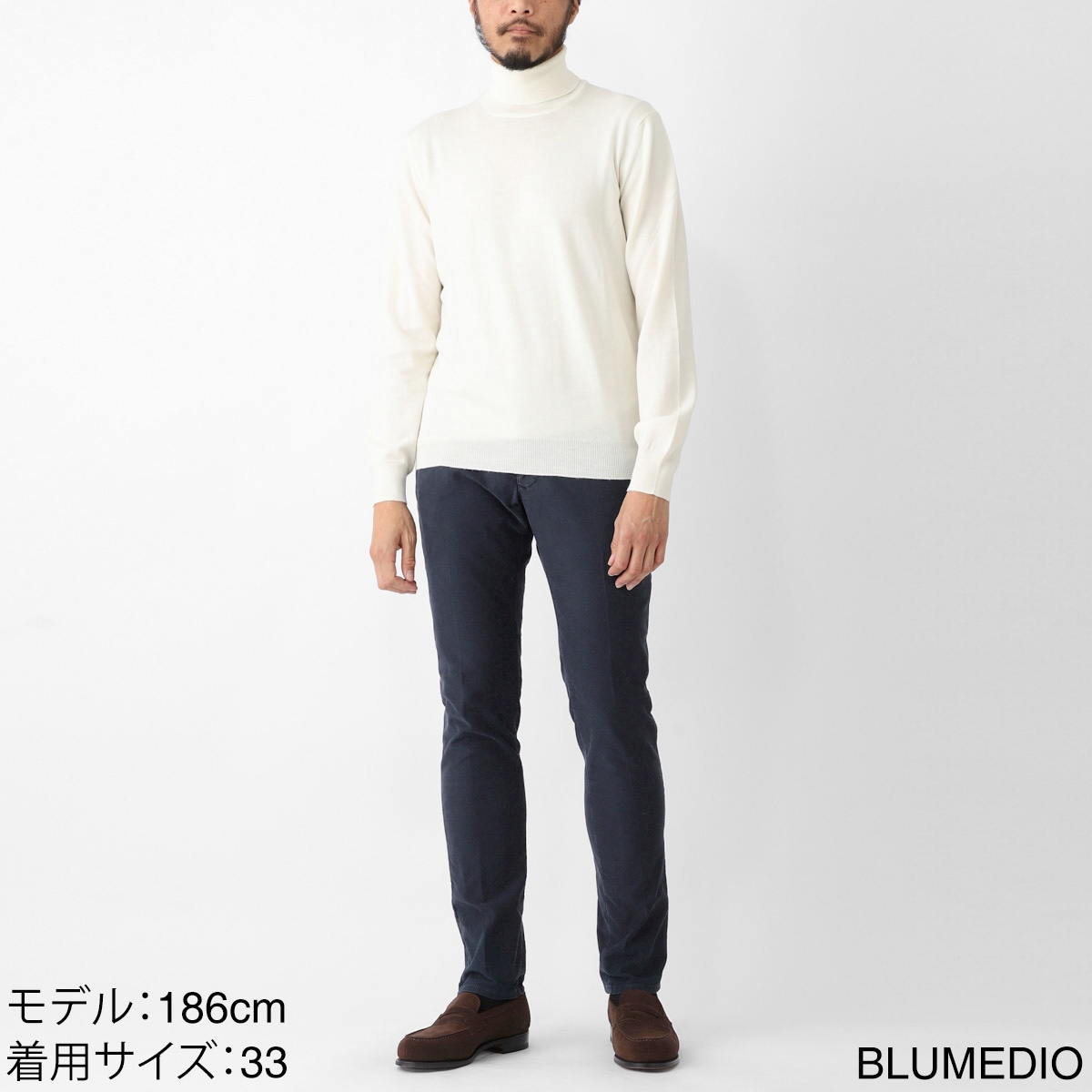 INCOTEX SLACKS インコテックス スラックス スラックス/コットンパンツ/SLIM FIT 100型 18S100-4611E メンズ