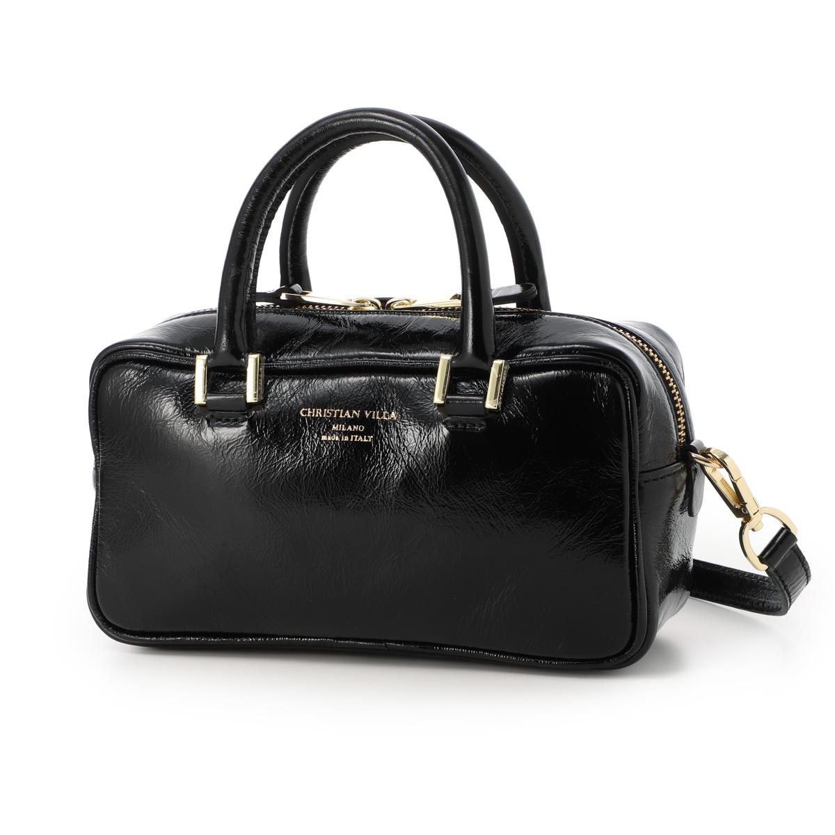 イタリア製 golden goose deluxe brand 茶ボストンバッグ レディース