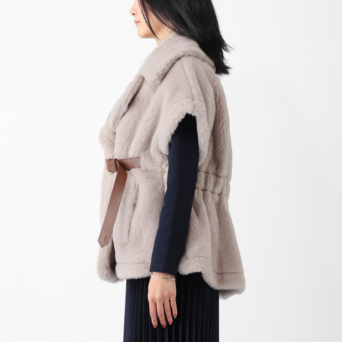 Max Mara マックスマーラ ケープ/ポンチョ/NEWABAVO1 テディベア