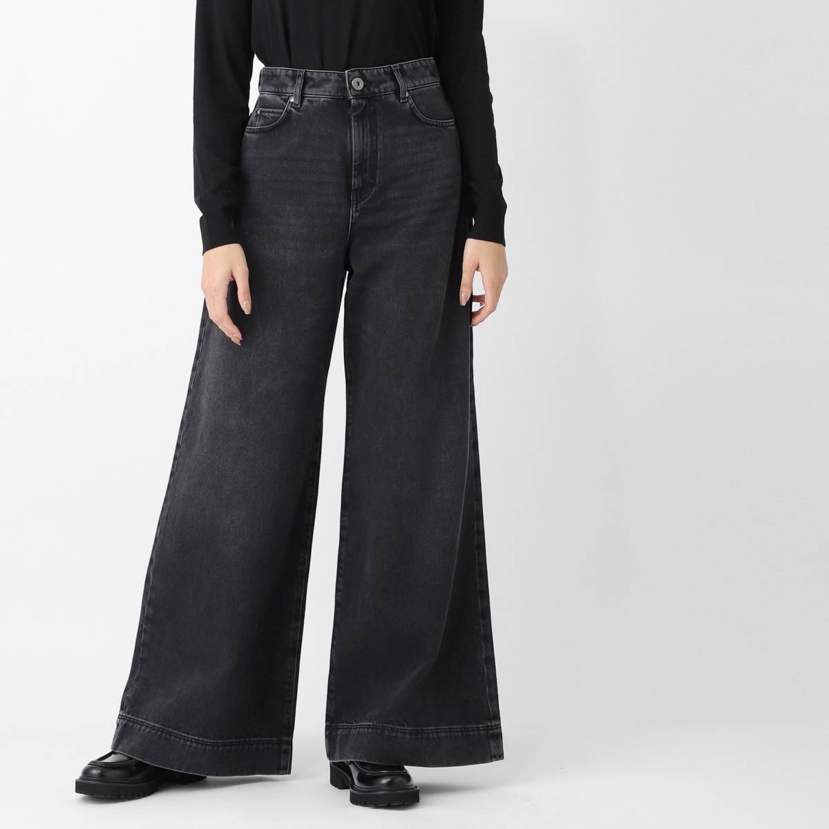 【アウトレット】WEEKEND Max Mara ウィークエンドマックスマーラ ジップフライジーンズ/ワイドパンツ/CACTUS1234 レディース