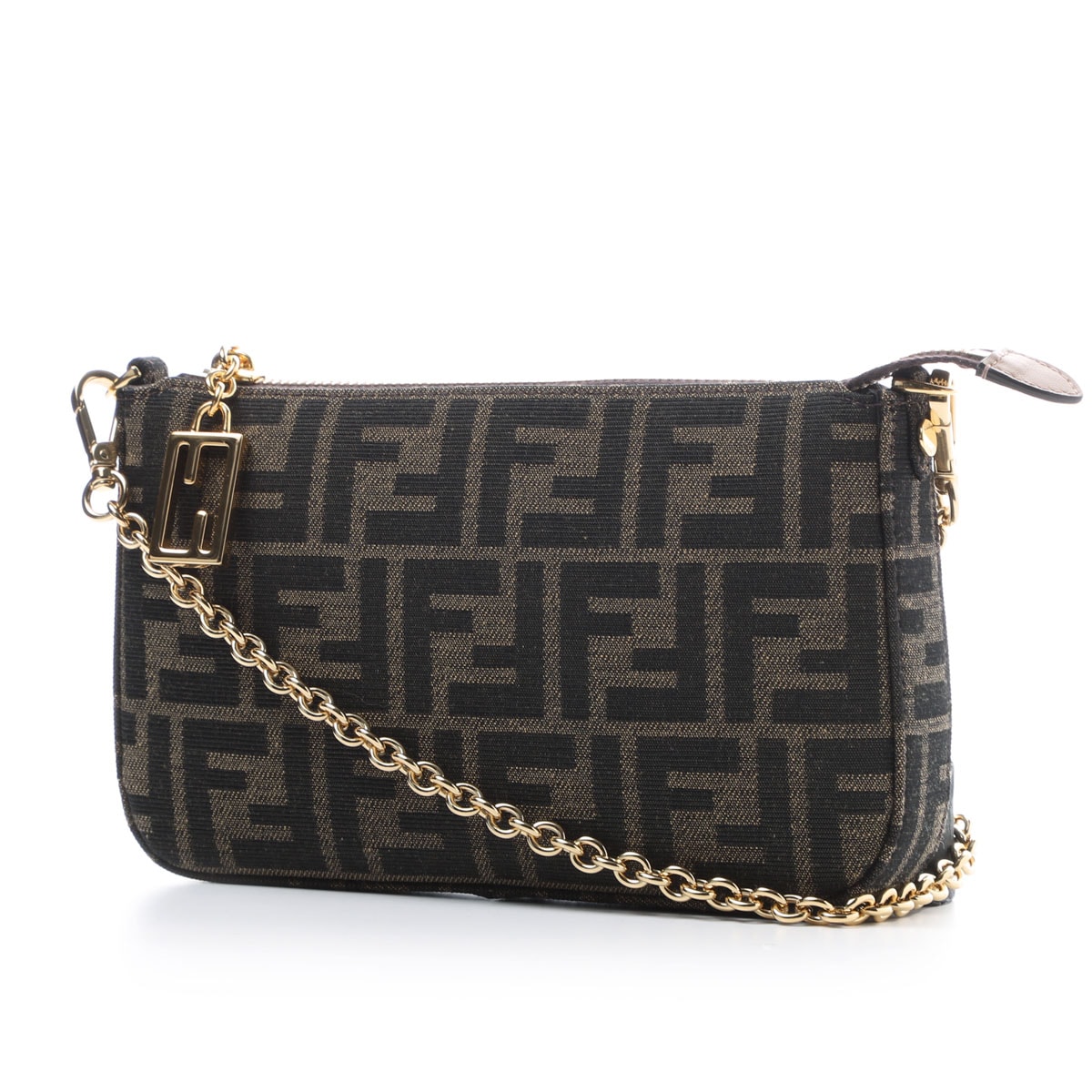 FENDI フェンディ チェーン付き クラッチバッグ/ショルダーバッグ レディース