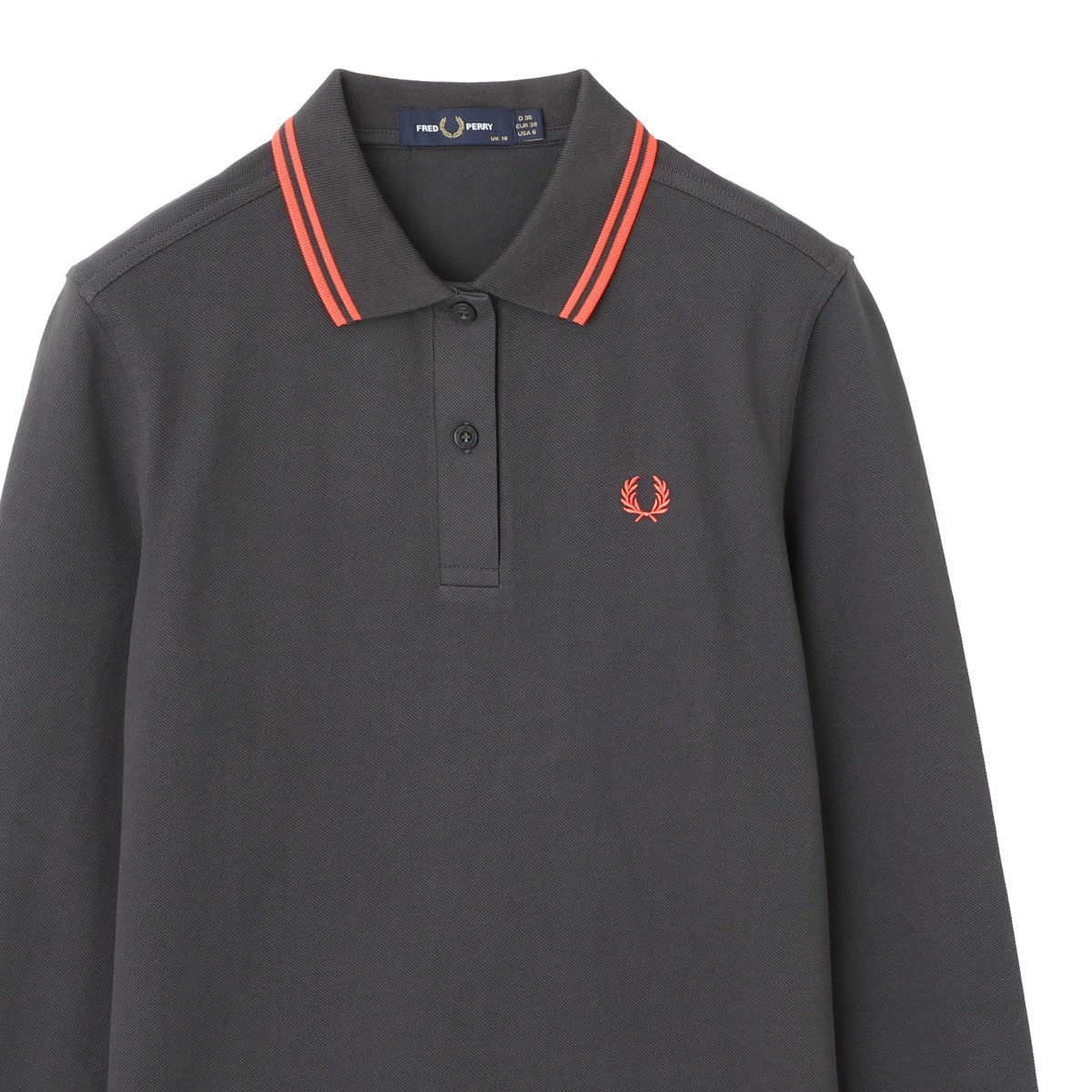 FRED PERRY フレッドペリー 長袖ポロシャツ/TWIN TIPPED LS FP SHIRT G3636 レディース