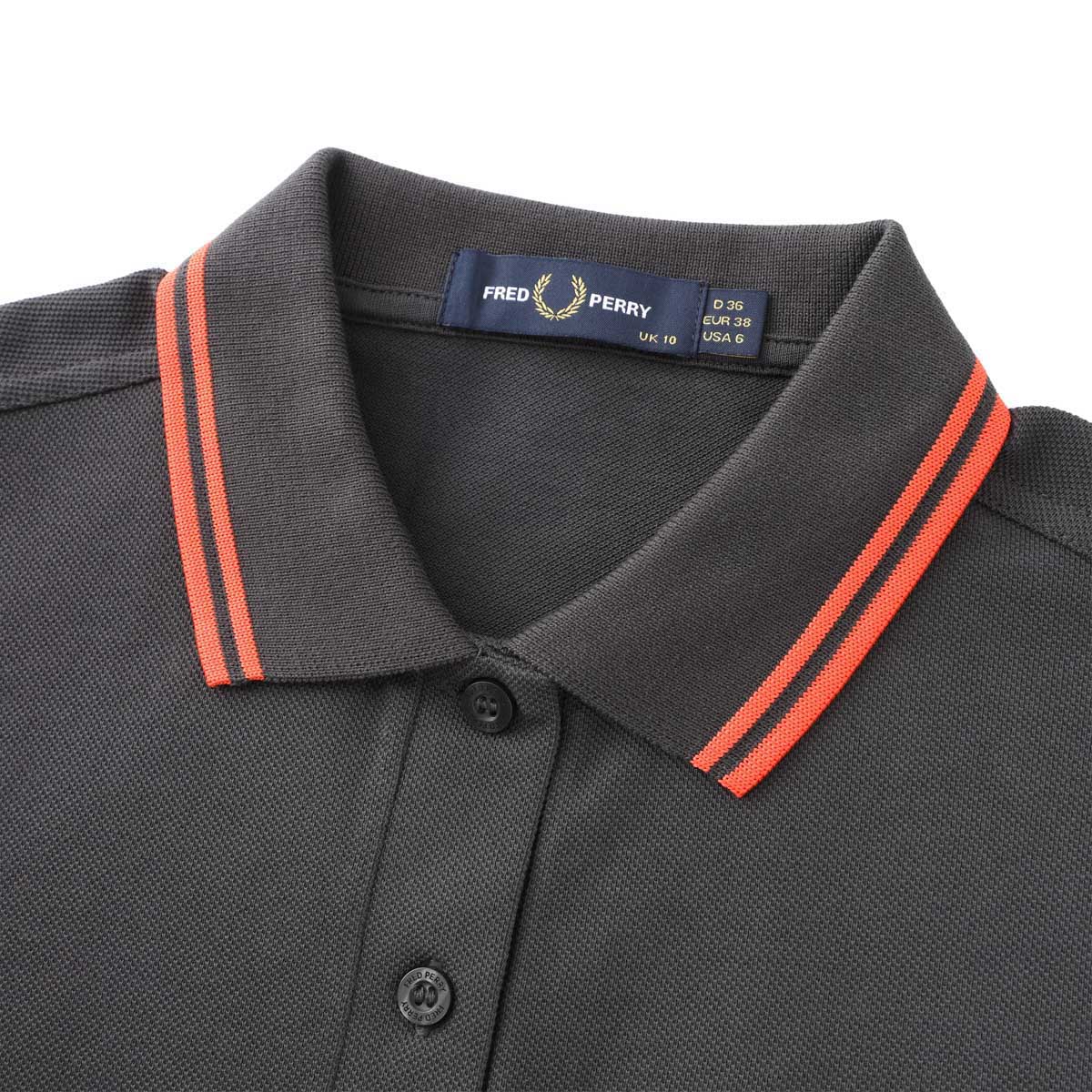 FRED PERRY フレッドペリー 長袖ポロシャツ/TWIN TIPPED LS FP SHIRT G3636 レディース