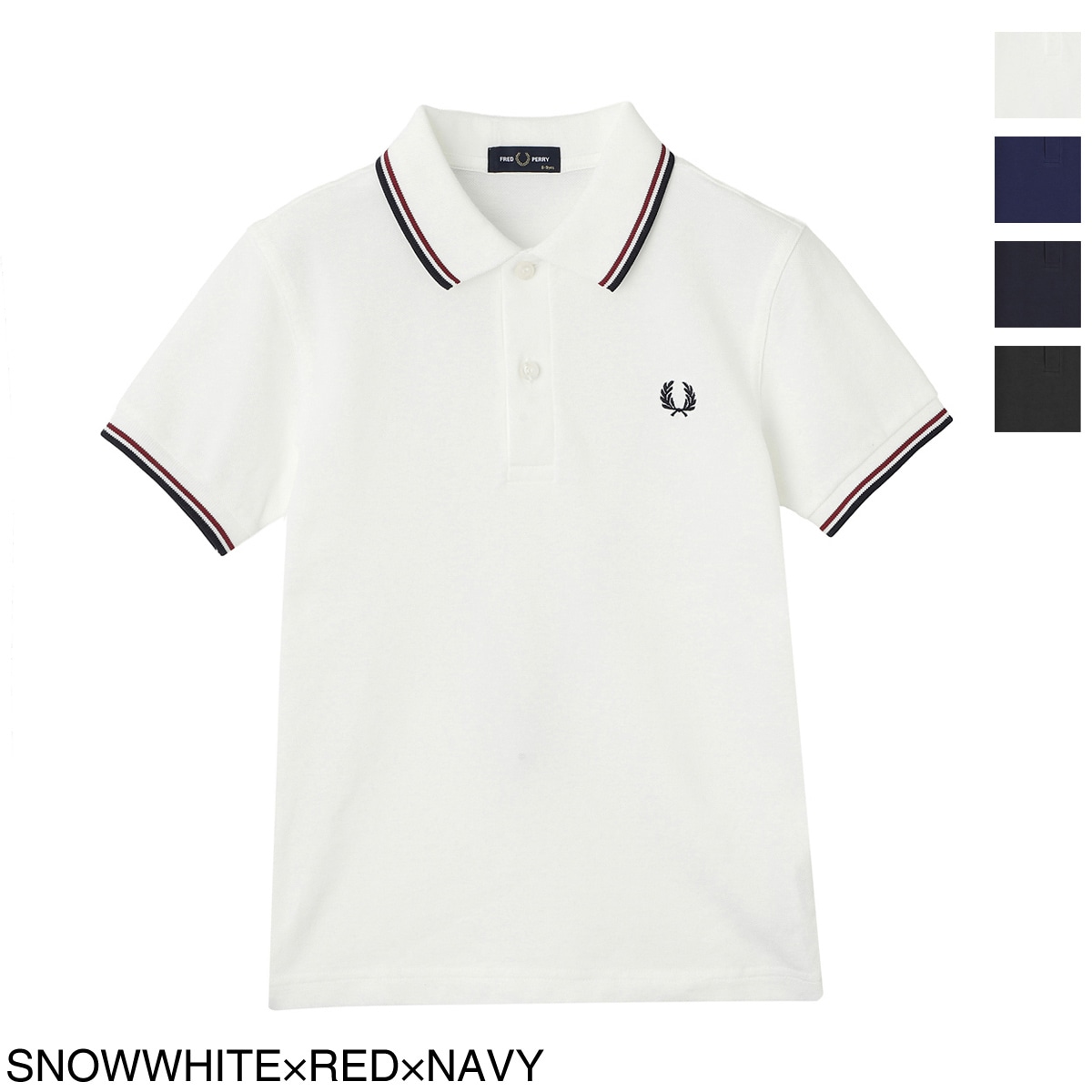『ネコポス対応(1点まで)』FRED PERRY フレッドペリー ポロシャツ/KIDS TWIN TIPPED FRED PERRY SHIRT キッズ