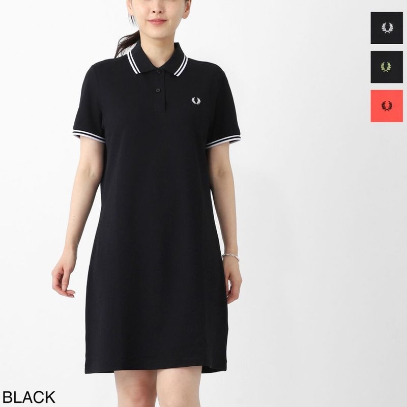 FRED PERRY フレッドペリー ポロシャツワンピース/TWIN TIPPED FRED PERRY DRESS レディース