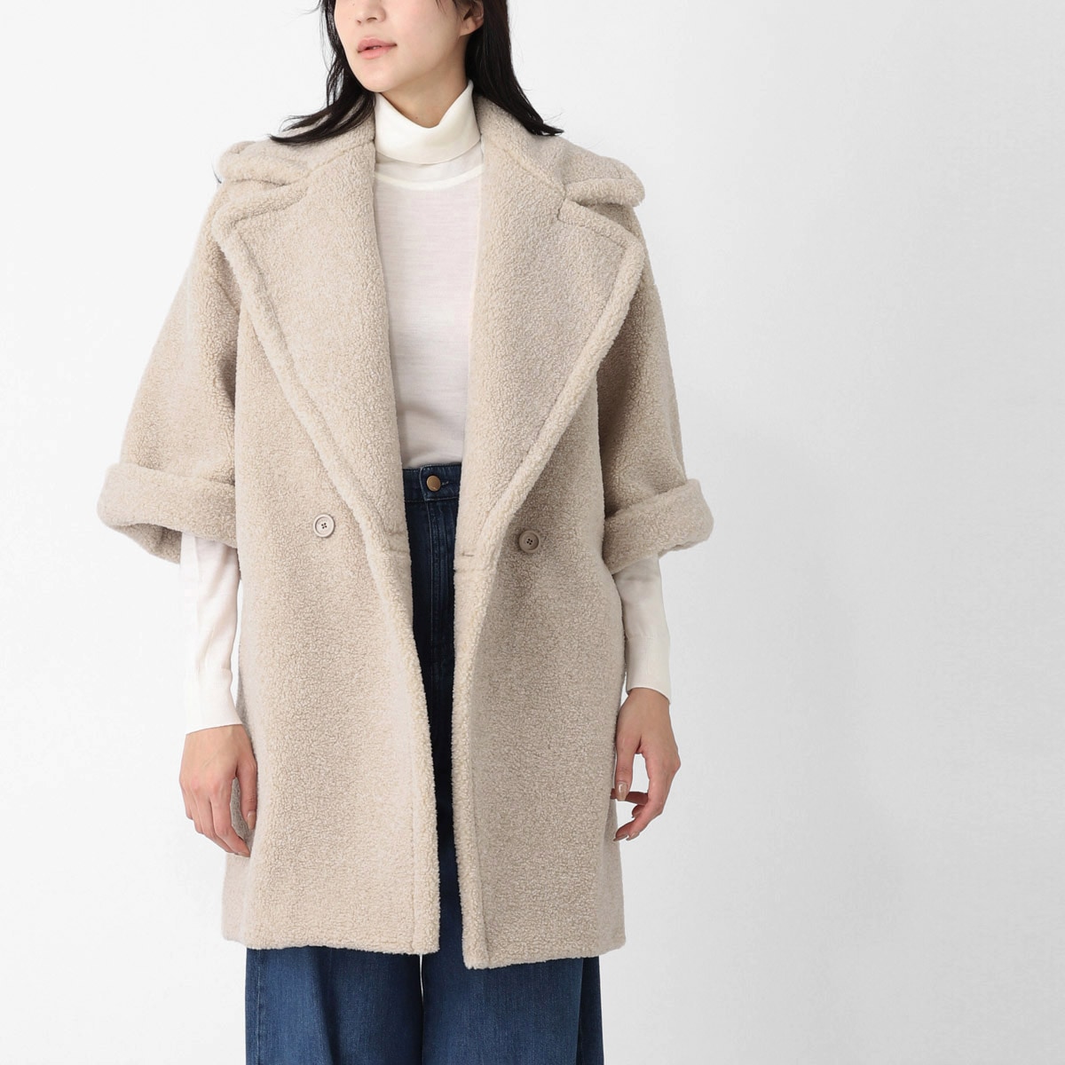 ヘルノ コート スタンドカラー ダブルファスナー イタリア製 プレート 42 ヘルノ コート スタンドカラー ダブルファスナー イタリア製 プレート