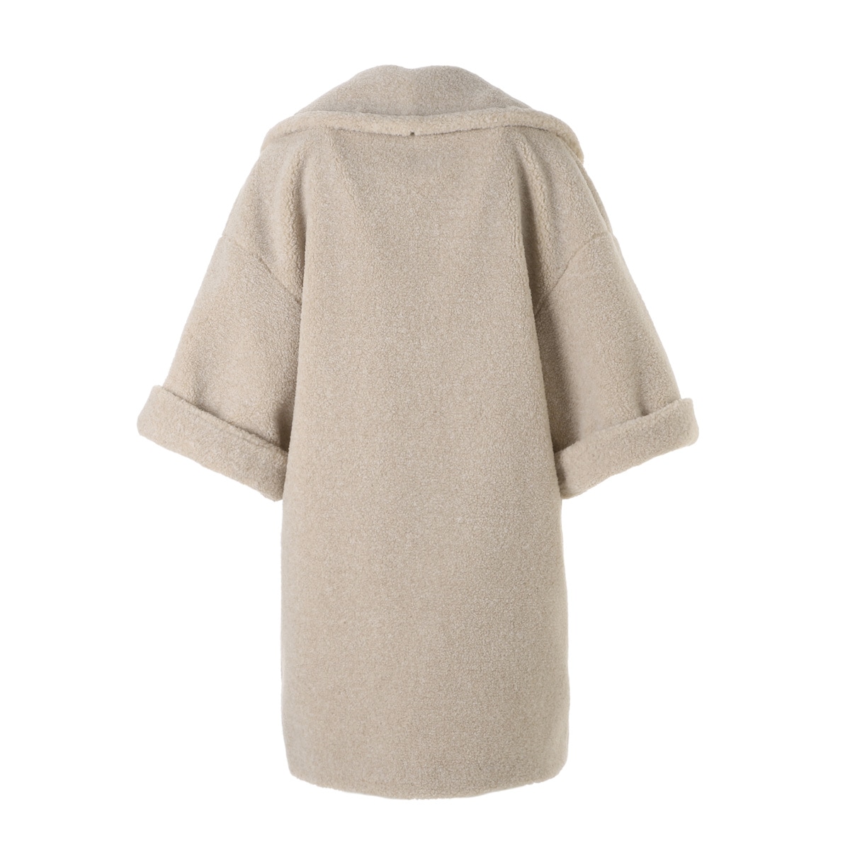 HERNO ヘルノ ダブルブレストコート/MELANGE TEDDY メランジテディ