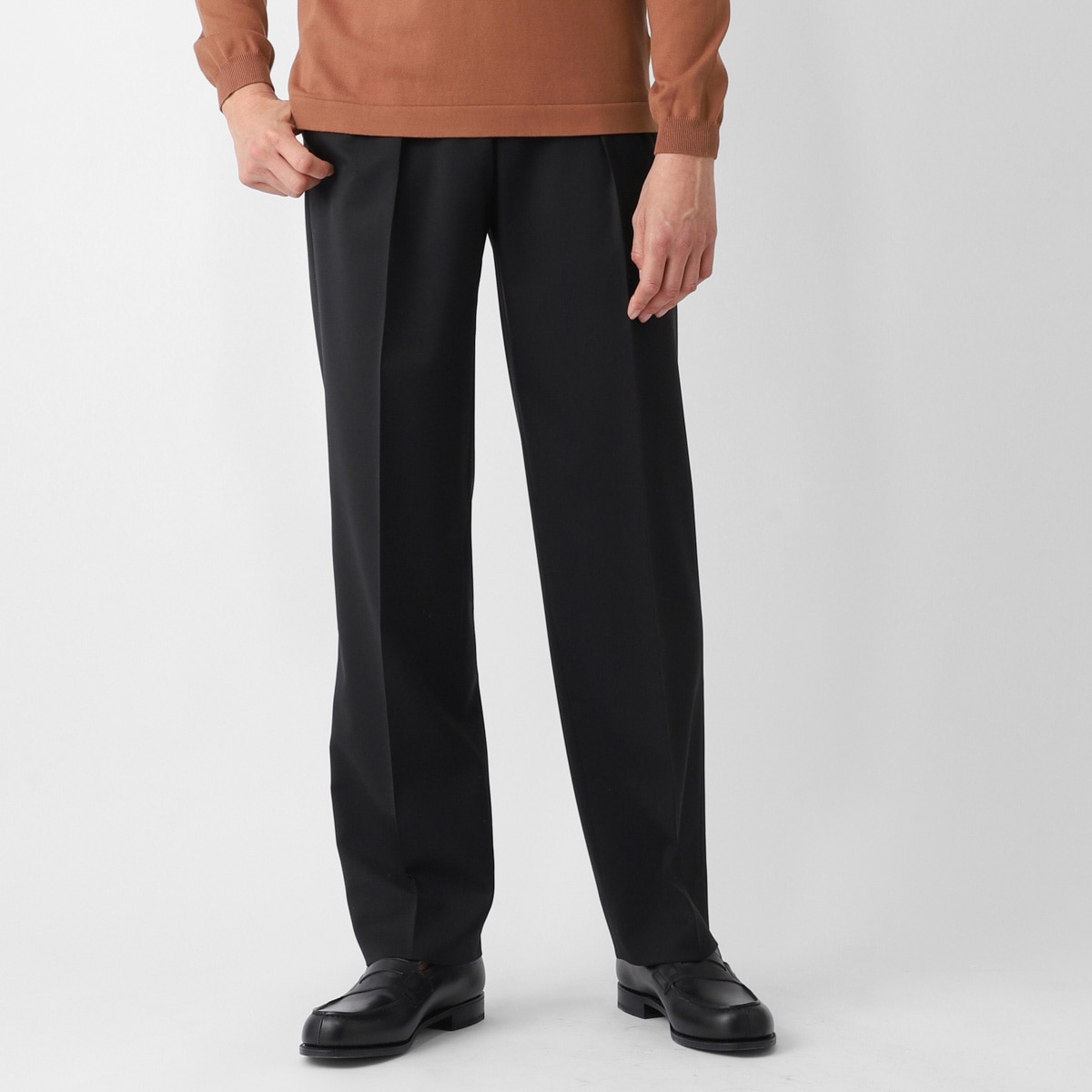 BRIGLIA 1949 ブリリア ツープリーツ スラックス/ウールパンツ/CITYS EASY FIT メンズ