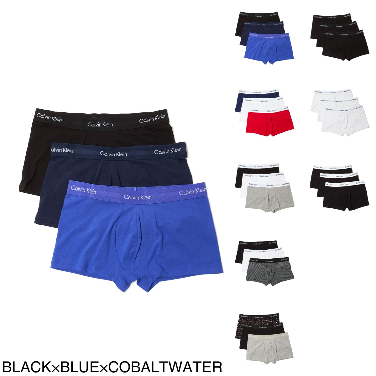 Calvin Klein カルバンクライン ボクサーパンツ 3枚セット/3PK LOW