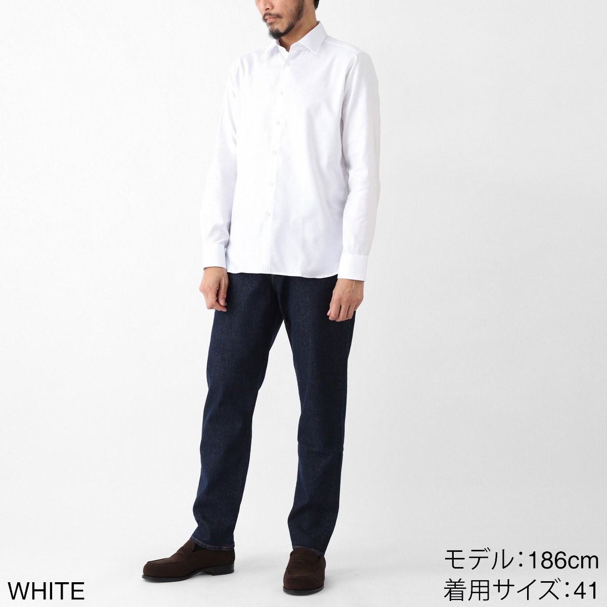 GUY ROVER ギローバー 長袖レギュラーカラーシャツ/CLASSIC メンズ