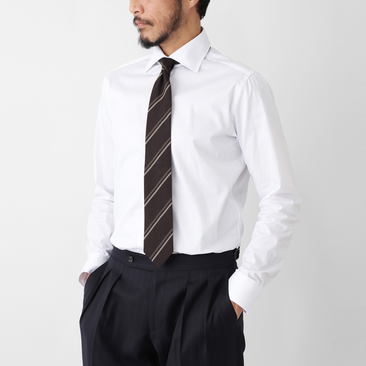 GUY ROVER ギローバー ワイドカラーシャツ/CLASSIC メンズ