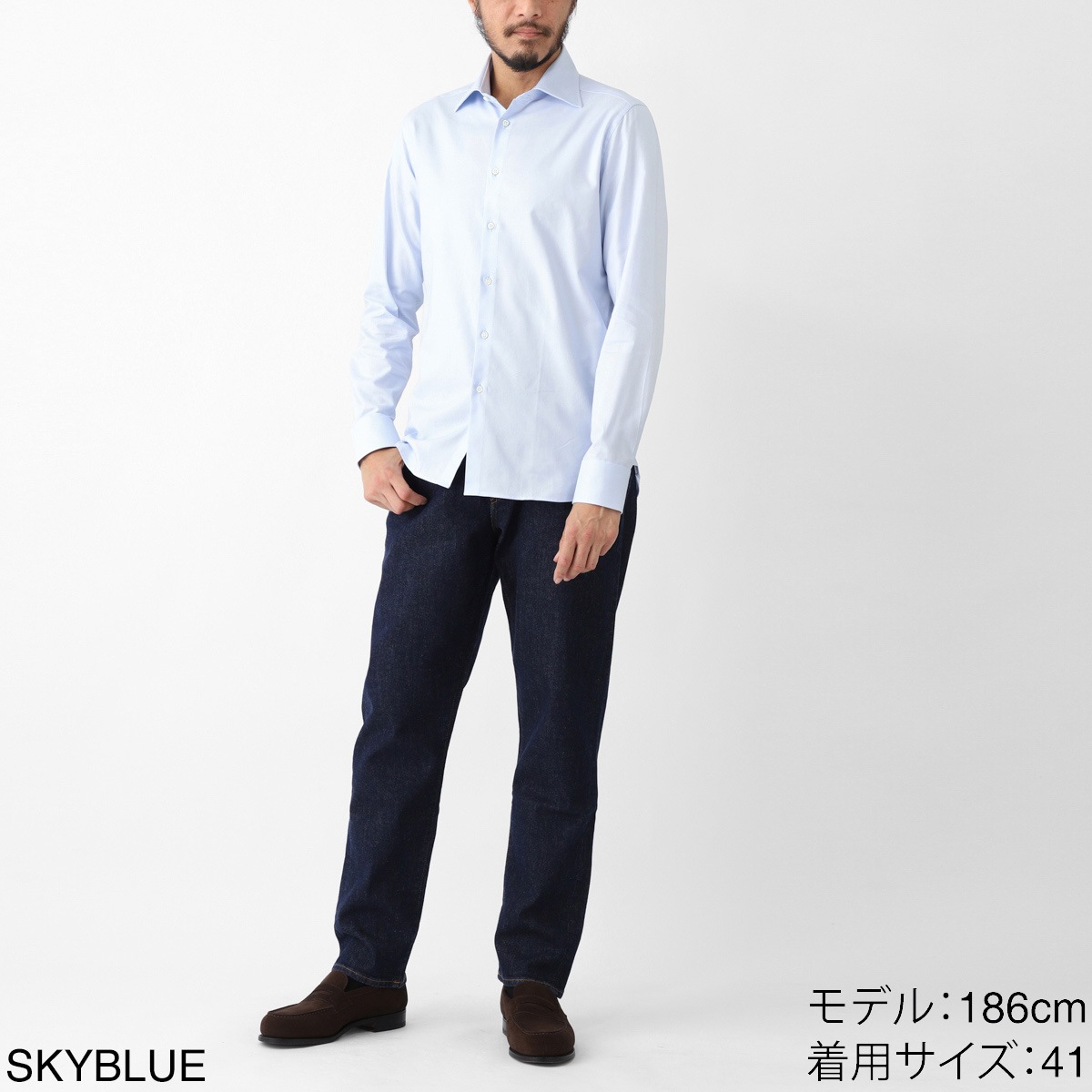 GUY ROVER ギローバー ワイドカラーシャツ/CLASSIC メンズ | メンズ