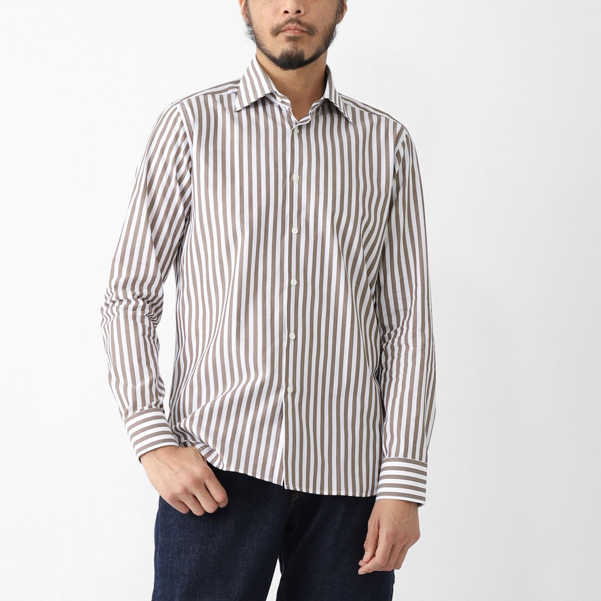 GUY ROVER ギローバー ワイドカラーシャツ/CLASSIC メンズ | メンズ