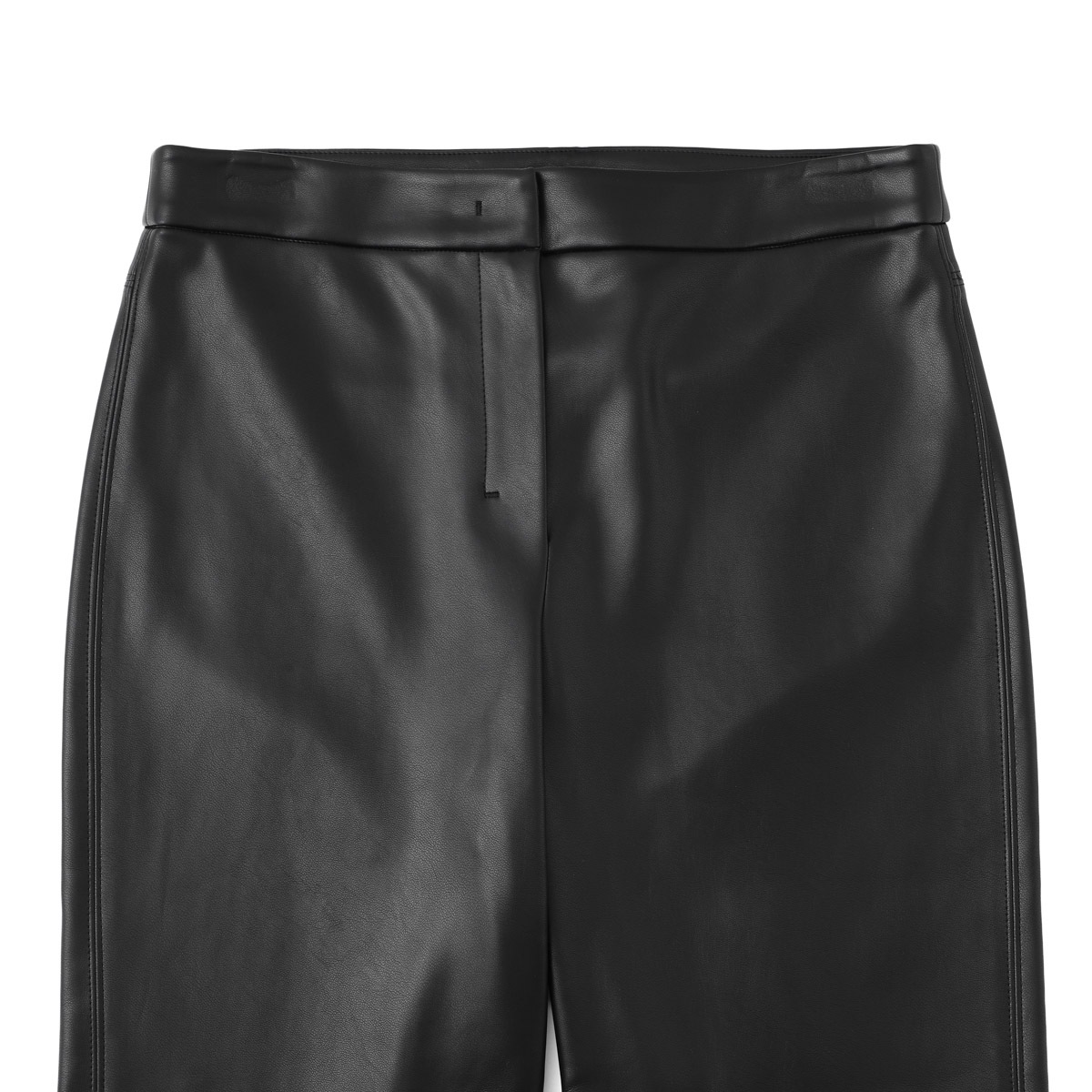 【アウトレット】【ラスト1点】S Max Mara エスマックスマーラ フレアパンツ/フェイクレザーパンツ/SUBLIME レザールック スリム パンツ レディース
