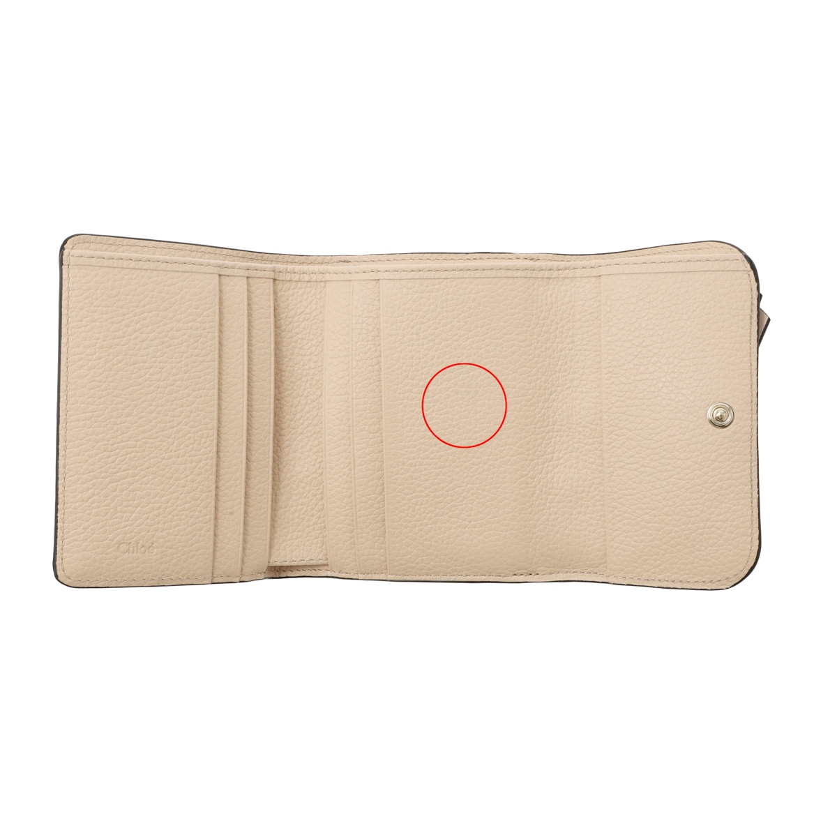 【訳あり】【アウトレット】 Chloe クロエ 3つ折り財布 小銭入れ付き/ALPHABET【返品交換不可】 レディース