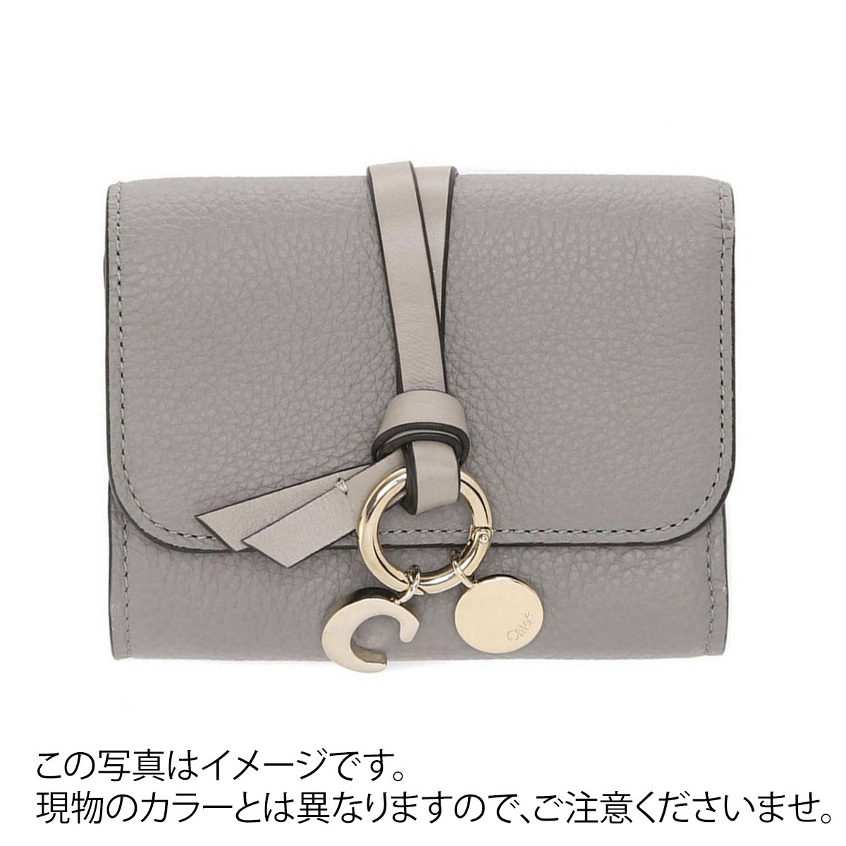 【訳あり】【アウトレット】 Chloe クロエ 3つ折り財布 小銭入れ付き/ALPHABET【返品交換不可】 レディース