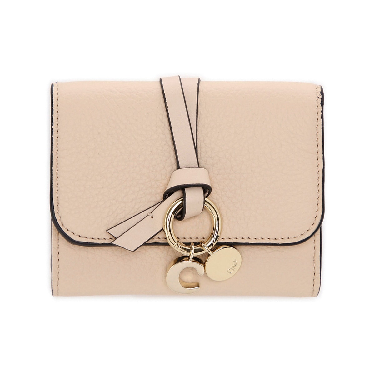 【訳あり】【アウトレット】 Chloe クロエ 3つ折り財布 小銭入れ付き/ALPHABET【返品交換不可】 レディース