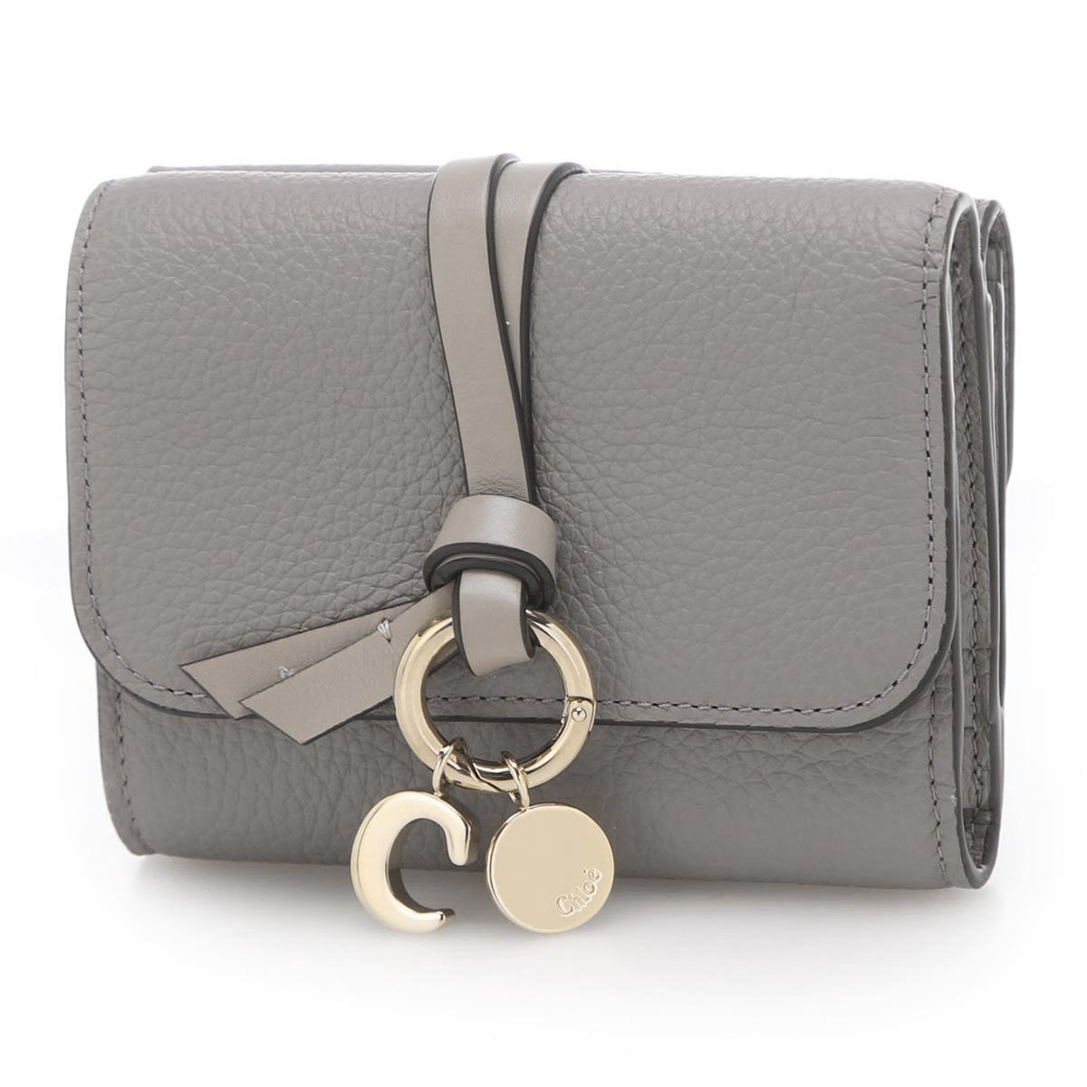 【訳あり】【アウトレット】 Chloe クロエ 3つ折り財布 小銭入れ付き/ALPHABET【返品交換不可】 レディース