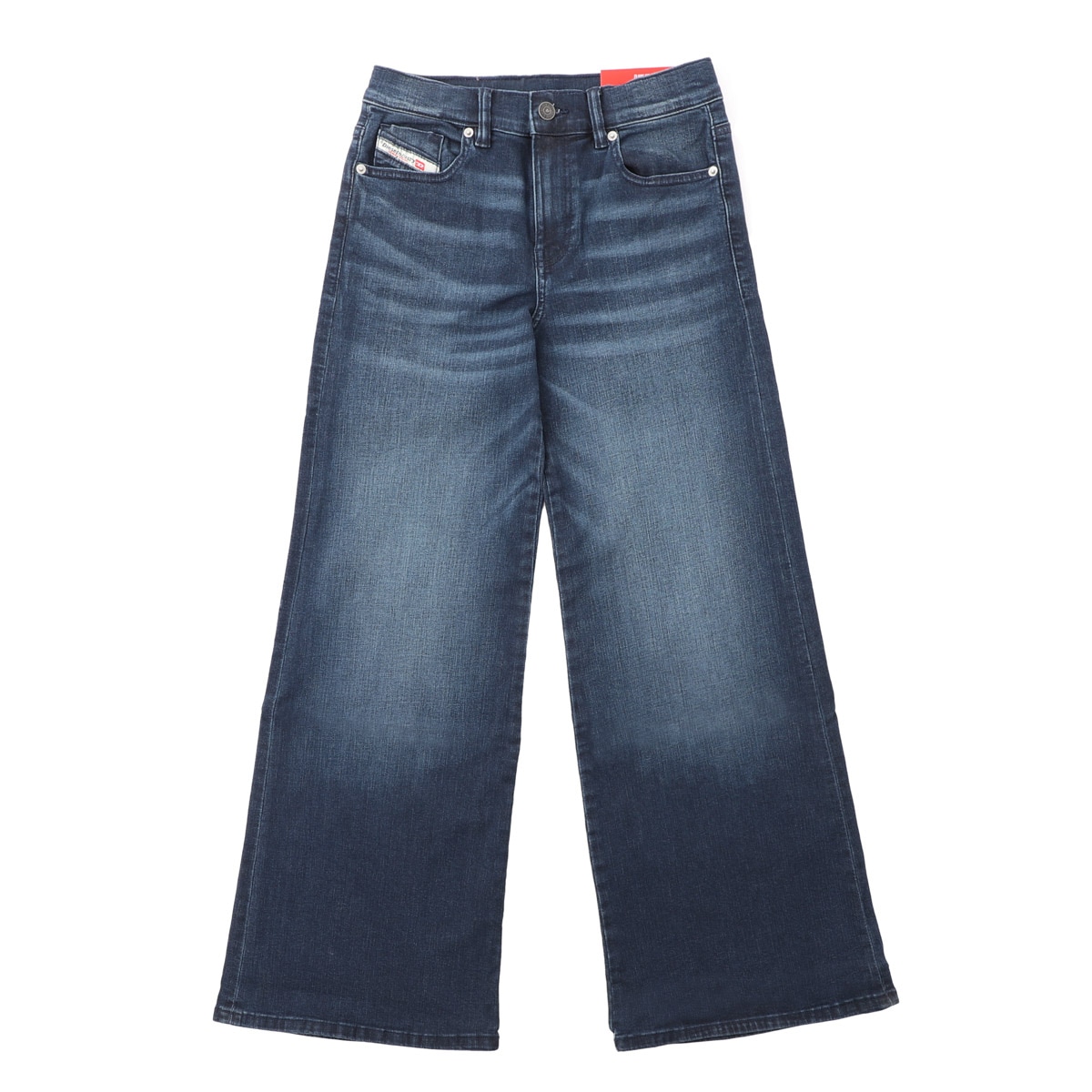 【アウトレット】DIESEL ディーゼル ジップフライジーンズ/フレアジーンズ KIDS キッズ ガールズ/1978-J フレア ワイドレッグデニムパンツ ウォッシュ加工 レディース