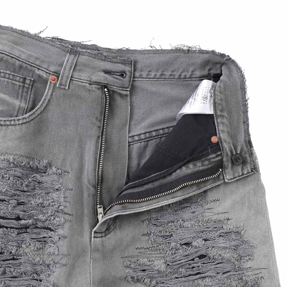 MM6 Maison Margiela エムエム 6 メゾンマルジェラ ジップフライジーンズ/ワイドパンツ レディース