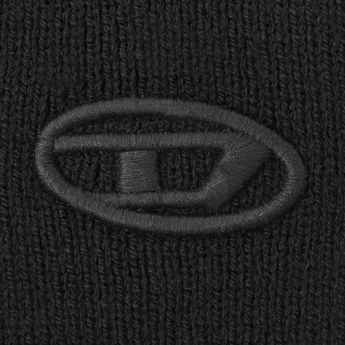 DIESEL ディーゼル マフラー/KIDS キッズ ガールズ ボーイズ/RKCODERSCARF Dロゴ刺繍 リブ