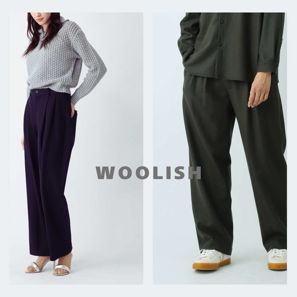 LIFiLL リフィル ウールスラックス/テーパードパンツ/WOOLISH MILLED SMOOTH SLACKS 【正規取扱店】