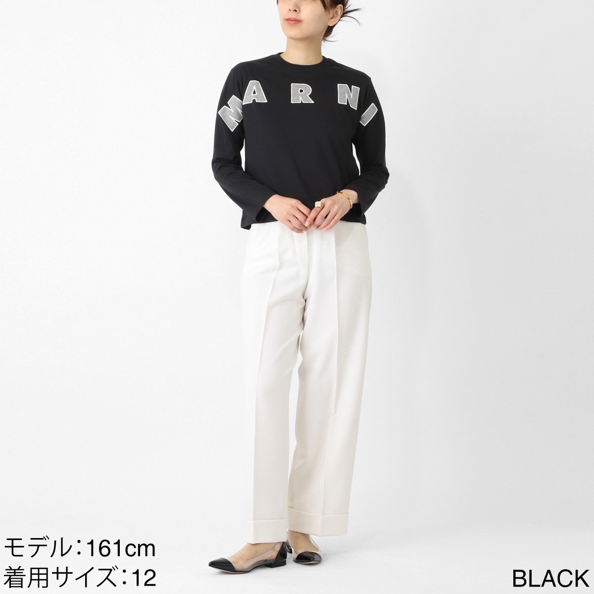 MARNI マルニ クルーネック 長袖Tシャツ/KIDS キッズ ガールズ/ロンT