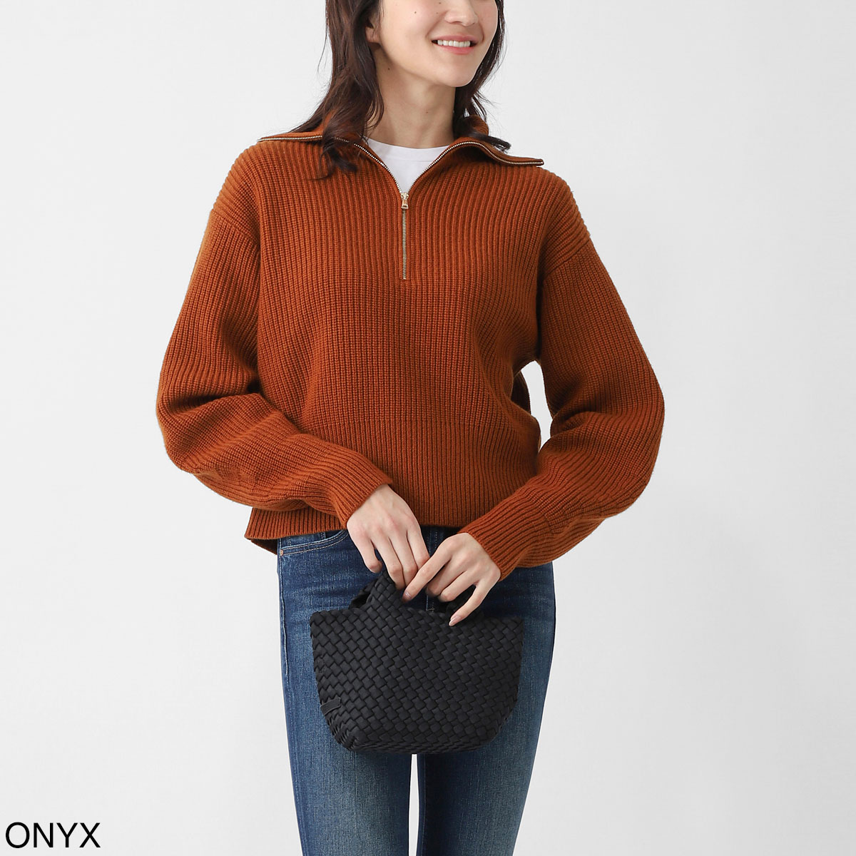 NAGHEDI ナゲディ トートバッグ 2WAY/クロスボディバッグ/St. Barths Petit Tote セント バルト プチトート 小さめ メッシュ ネオプレン 軽量 編み込み レディース