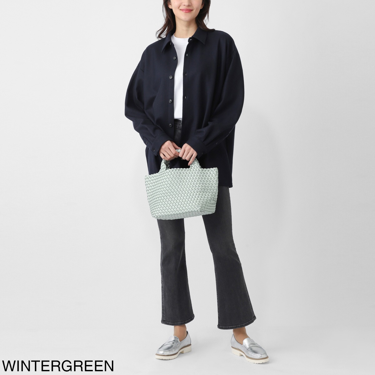 NAGHEDI ナゲディ トートバッグ/ハンドバッグ/St. Barths Small Tote Satin セント バース スモール トート ポーチ付き Sサイズ メッシュ ネオプレン 軽量 編み込み レディース