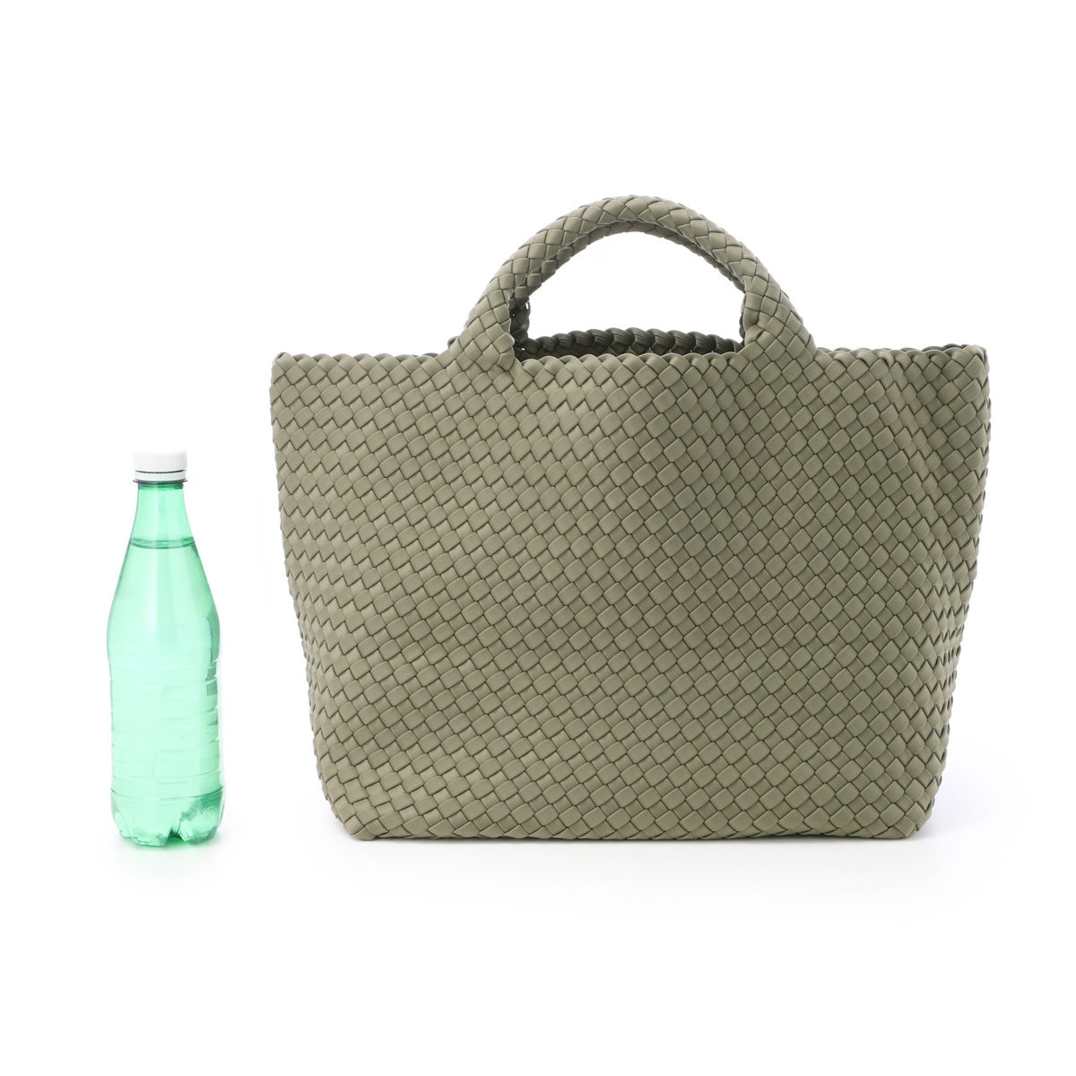 NAGHEDI ナゲディ トートバッグ/St. Barths Medium Tote セント バース ミディアム トート ポーチ付き Mサイズ メッシュ ネオプレン 軽量 編み込み レディース