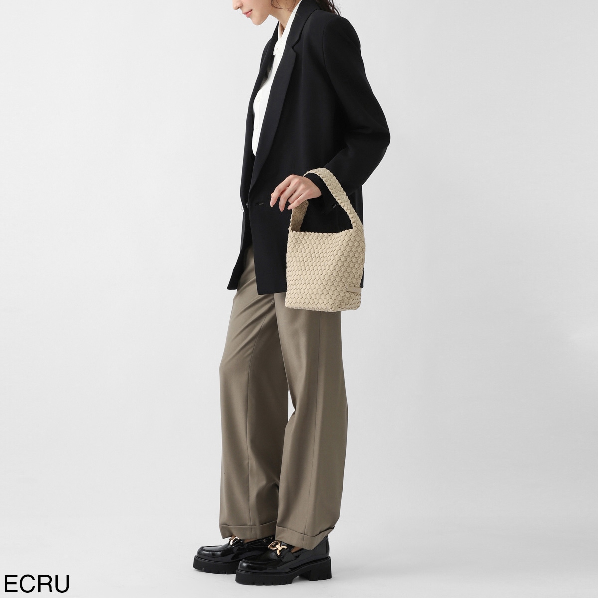 NAGHEDI ナゲディ ショルダーバッグ/Nomad Small Hobo ノマド スモール ホーボー ミニ ハンドバッグ ミニバッグ メッシュ ネオプレン 軽量 編み込み レディース