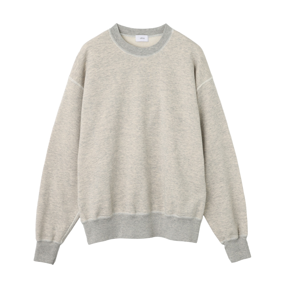 LIFiLL リフィル スウェットシャツ/COTTONY 吊裏毛 OVERSIZED SWEAT コットニー 裏毛 プルオーバー オーバーサイズ 【国内正規品】