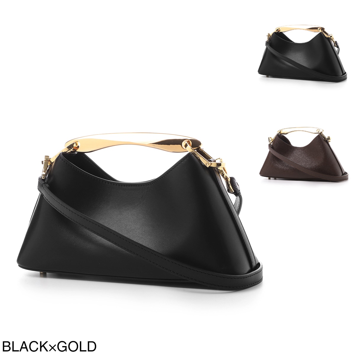 Elleme エレメ ハンドバッグ 2WAY/ショルダーバッグ/Mini Boomerang Leather レディース