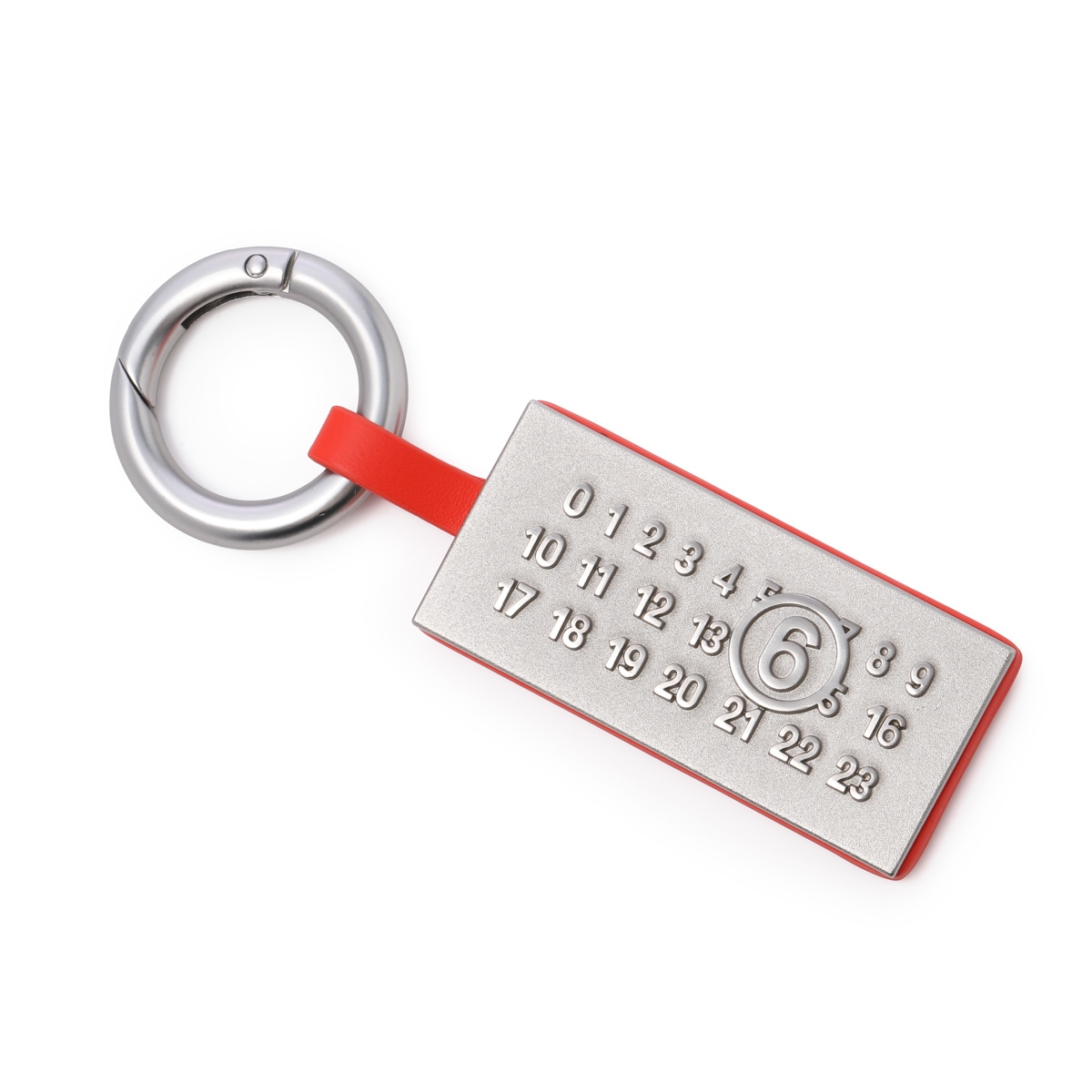 MM6 Maison Margiela エムエム 6 メゾンマルジェラ キーリング/バッグチャームMIX/NUMERIC TAG KEYRING レディース