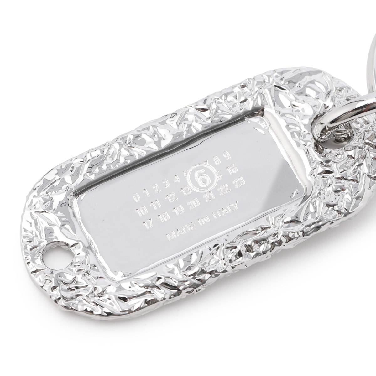 【即日発送】MM6 Maison Margiela キーリング シルバー Amazon.co.jp: [エムエムシックス]メゾンマルジェラ キーリング