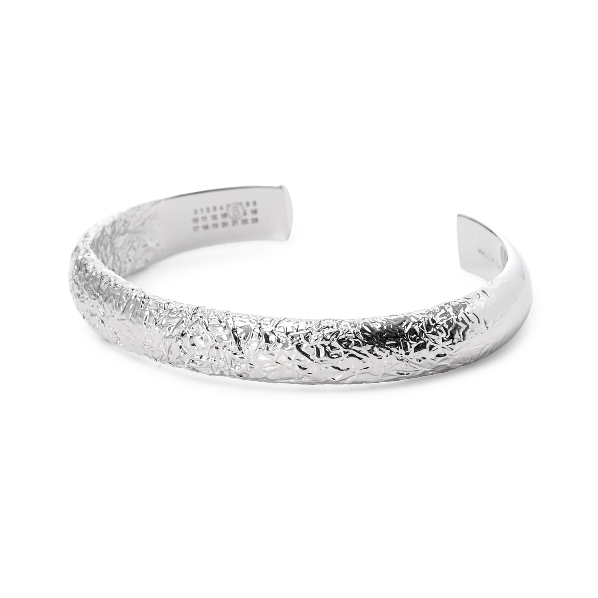 MM6 Maison Margiela エムエム 6 メゾンマルジェラ バングル/ブレスレット/SILVER FOIL CUFF BRACELET レディース