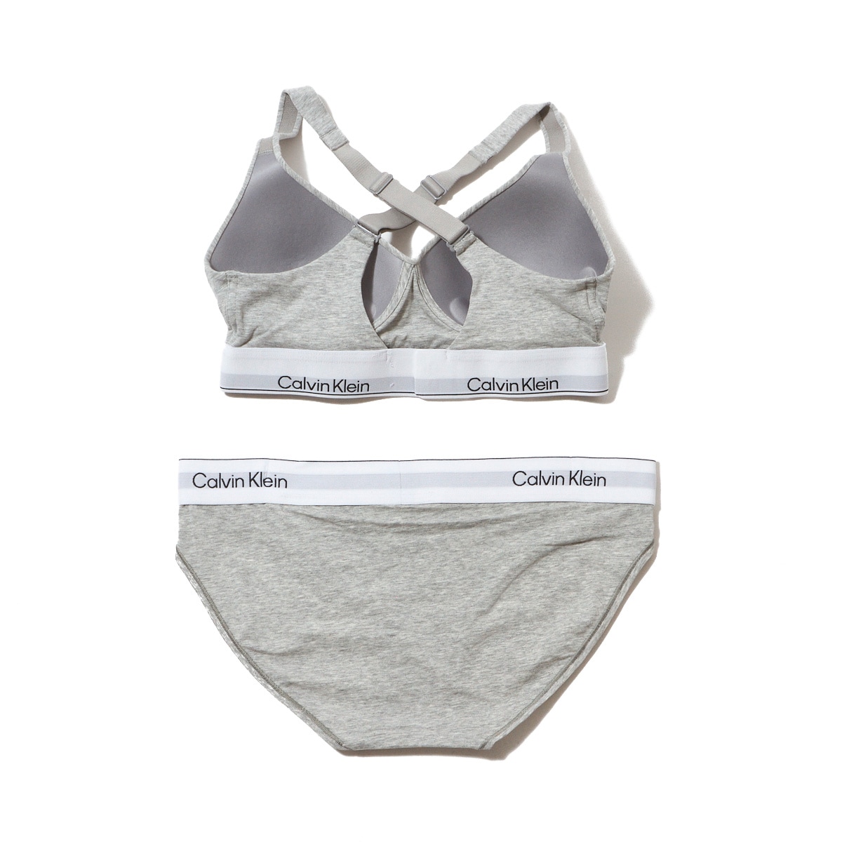 【アウトレット】Calvin Klein カルバンクライン ブラ&ショーツ 上下セット/ICON COTTON MODAL レディース