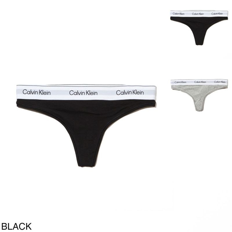 Calvin Klein カルバンクライン T-バック ショーツ/ソング/ICON COTTON MODAL THONG レディース