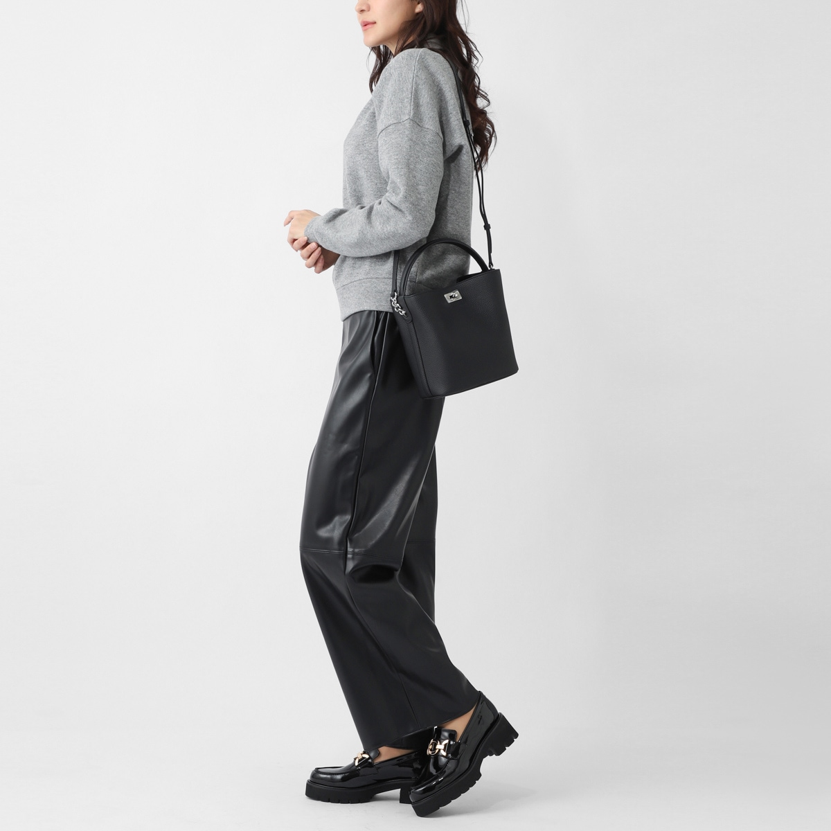 michino PARIS ミチノ パリ バケットバッグ 3WAY/ショルダーバッグ 