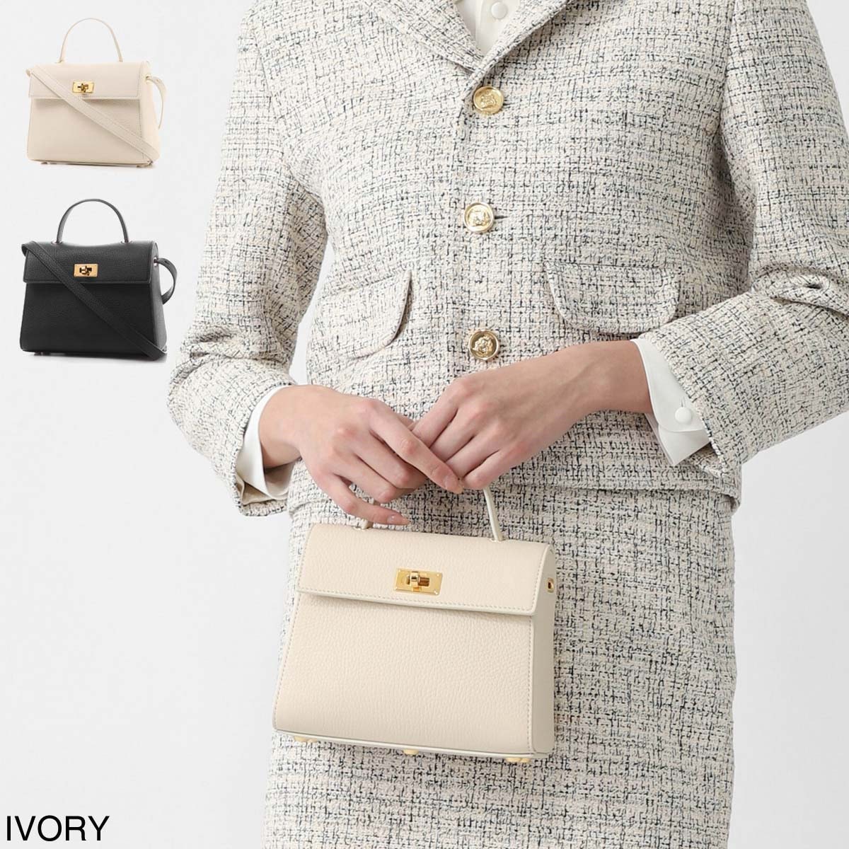 michino PARIS ミチノ パリ ハンドバッグ 3WAY/ショルダーバッグ/PALAIS ROYAL パレ・ロワイヤル michino Paris × Miho Kawahito コラボレーションバッグ B148G 198 レディース