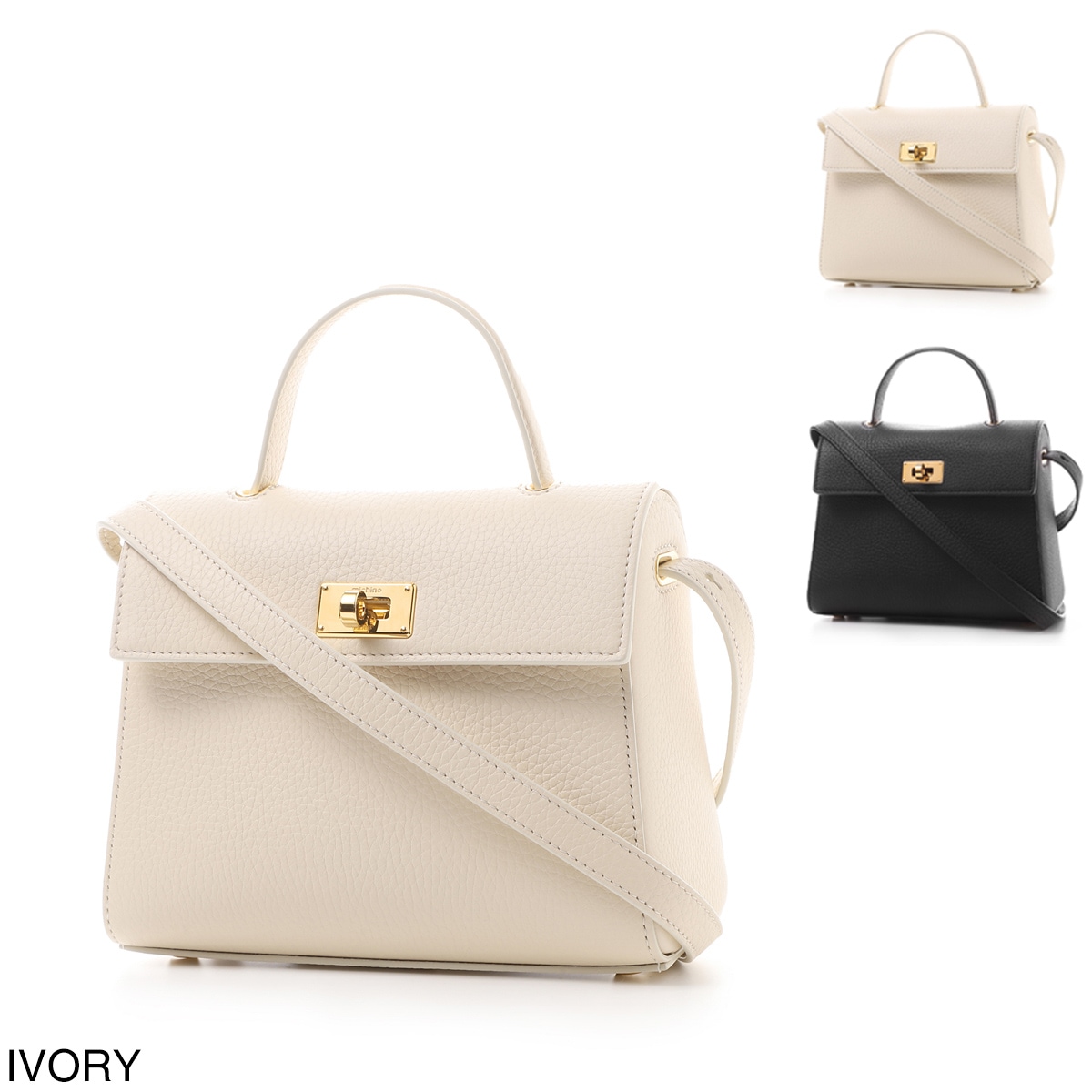 michino PARIS ハンドバッグ 3WAY/PALAIS ROYAL パレ・ロワイヤル michino Paris × Miho Kawahito コラボバッグ B148G 198