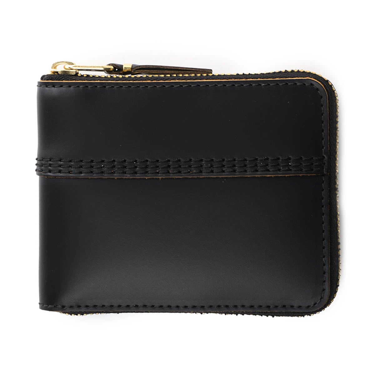 COMME des GARCONS コム デ ギャルソン 2つ折り財布 小銭入れ付き/TRIPLE STITCH